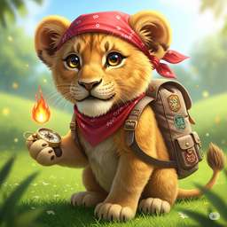 勇敢なライオン